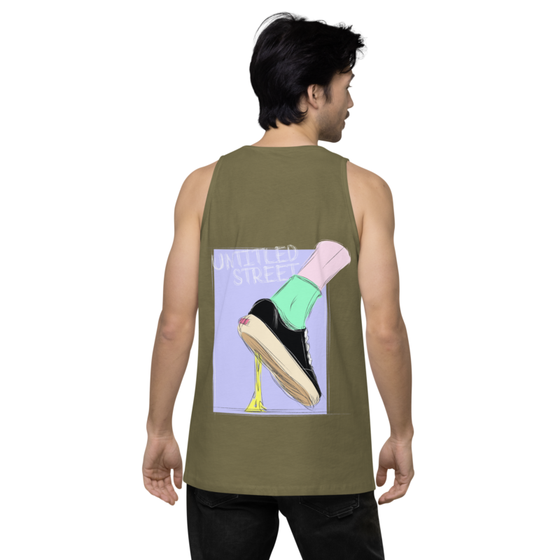 mens-premium-tank-top-military-green-back-64568e4020d06