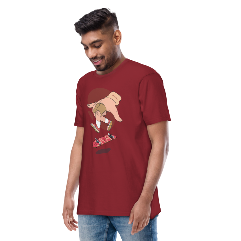 mens-premium-heavyweight-tee-brick-red-front-65313f086c7c0